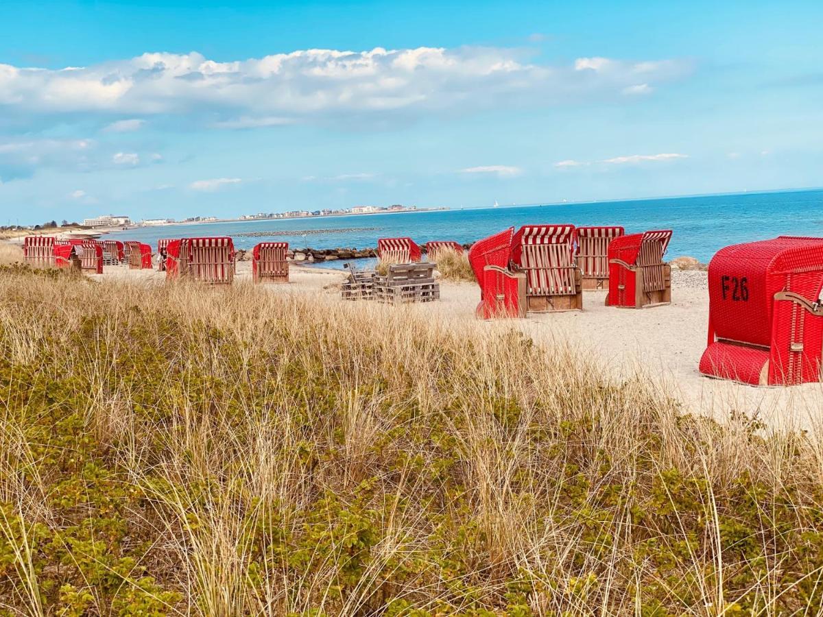 Seelund - Meeresrauschen Lauschen - Ruhiges Sonniges Apartment Mit Garten Und Terrasse Nahe Strand Und Ostsee Schönhagen Eksteriør billede