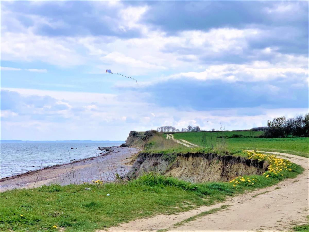 Seelund - Meeresrauschen Lauschen - Ruhiges Sonniges Apartment Mit Garten Und Terrasse Nahe Strand Und Ostsee Schönhagen Eksteriør billede