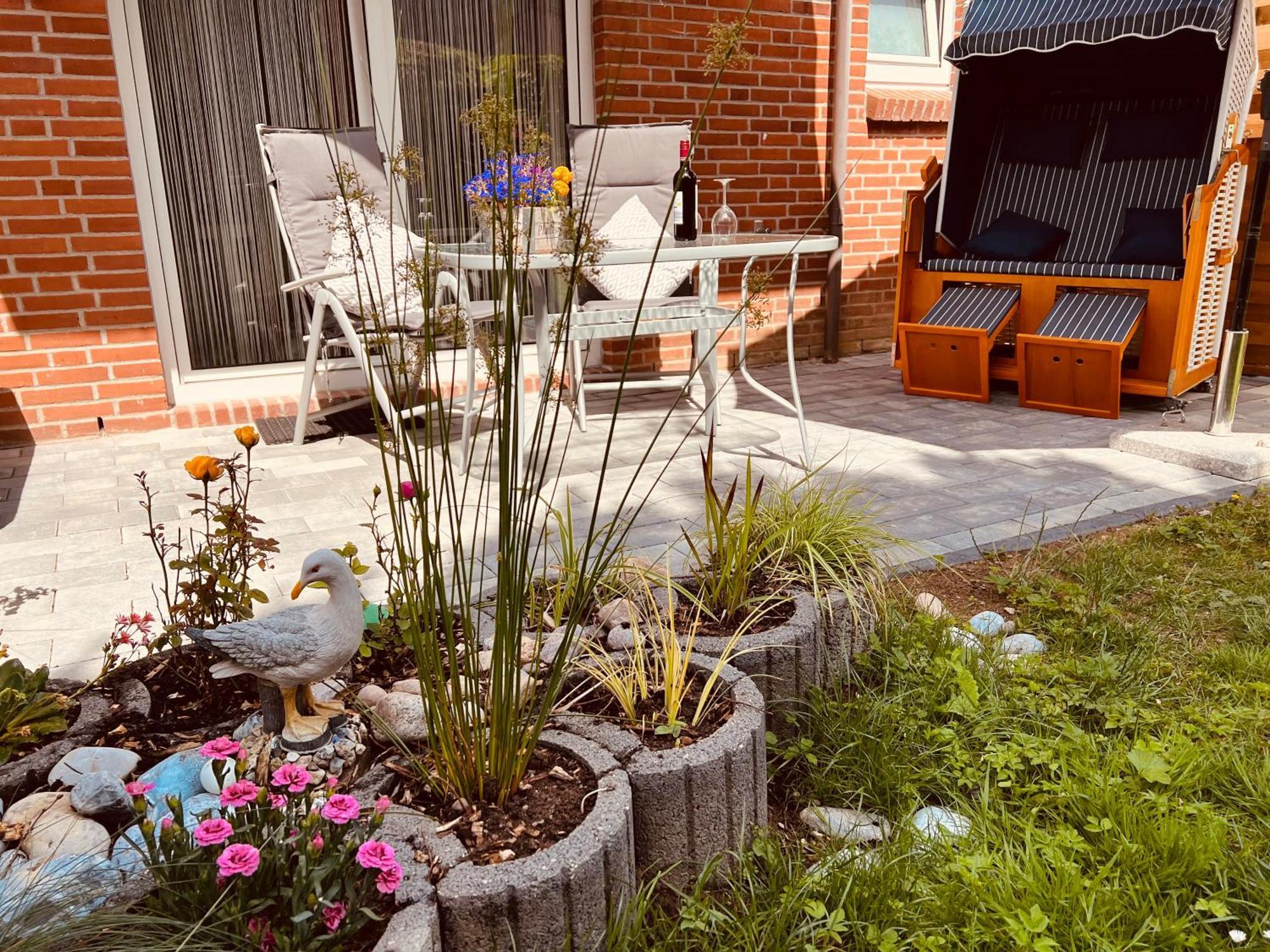 Seelund - Meeresrauschen Lauschen - Ruhiges Sonniges Apartment Mit Garten Und Terrasse Nahe Strand Und Ostsee Schönhagen Eksteriør billede