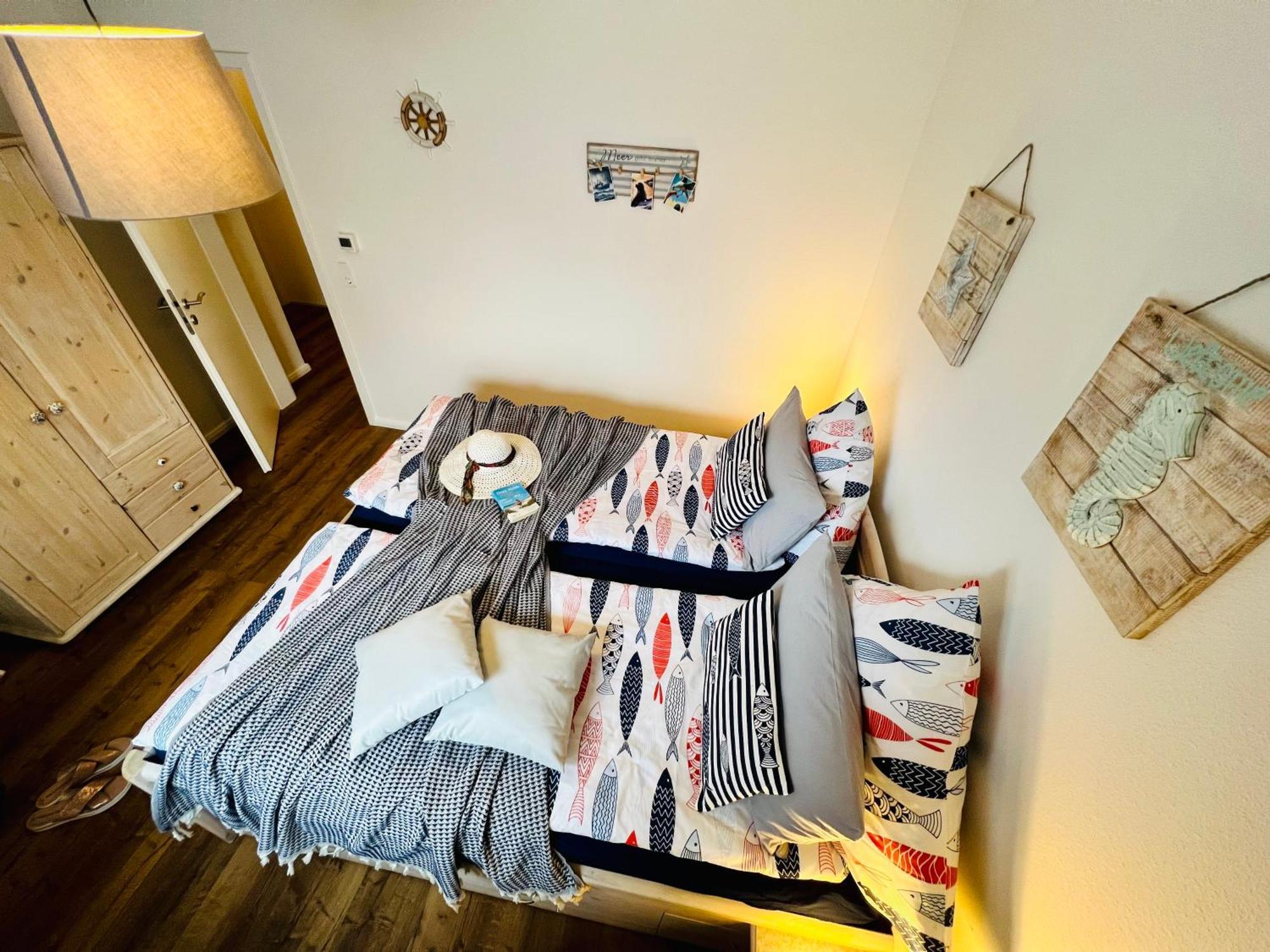Seelund - Meeresrauschen Lauschen - Ruhiges Sonniges Apartment Mit Garten Und Terrasse Nahe Strand Und Ostsee Schönhagen Eksteriør billede